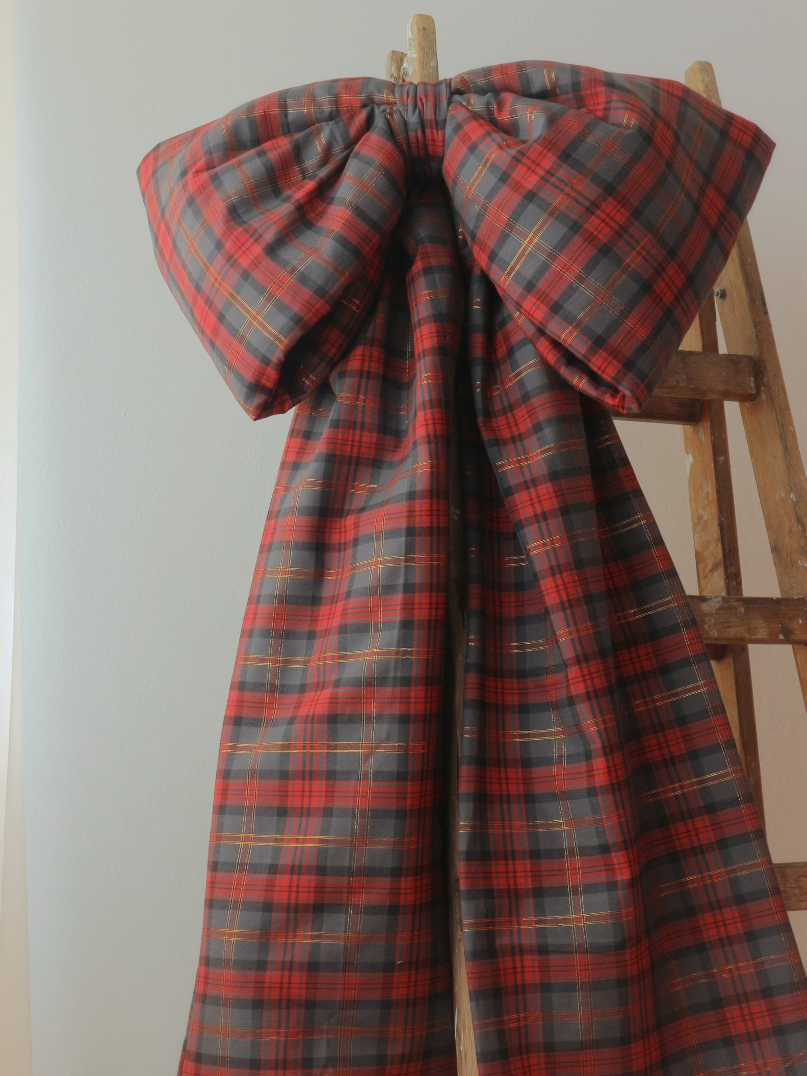 red tartan _ božićna mašna _ take tha break _ proizvedeno u Hrtvatskoj (1)